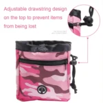 Multifunctional Pet Training Camouflage Snacks Bag Portable Dog Walking Belt Bag - Image 4