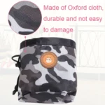 Multifunctional Pet Training Camouflage Snacks Bag Portable Dog Walking Belt Bag - Image 6