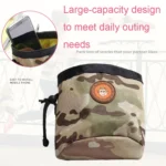 Multifunctional Pet Training Camouflage Snacks Bag Portable Dog Walking Belt Bag - Image 7