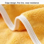 Kids Bath Towel Thickened High Density Coral Fleece Hooded Cloak Water Absorbent Cape - Image 6