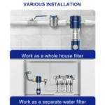 Home Whole House High Flow Pre-filter Automatic Rotating Central Water Purifier - Image 11