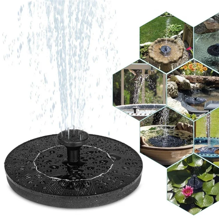 TBD0603581001_B1.webp Solar Water Fountain Pool Outdoor Bird Bath Solar Powered Fountain Floating Water - Image 2