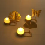 DH2303-03 Metal Retro Iron Art Candlesticks Ornament Table Candle Cup Decoration Props - Image 4
