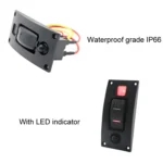 Marine Self-Locking Resetting Switch With Overload Protection Indicator Light - Image 4