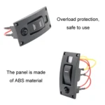 Marine Self-Locking Resetting Switch With Overload Protection Indicator Light - Image 5