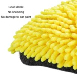 2pcs Car Chenille Coral Fleece Car Wash Double Sided Thick Gloves - Image 4