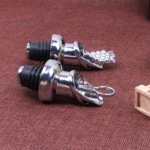 2pcs Zinc Alloy Red Wine Cork Wine Stopper Drink Bar Tool - Image 4