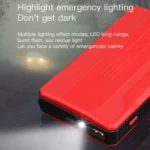 R23 Car Emergency Start Large Capacity Power Bank With LED Light - Image 6