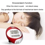3885N Modern Silent Electronic Clock LCD Large Character Clock - Image 6