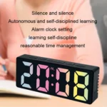 3806C LED Electronic Home Living Room Desktop Clock Perpetual Calendar Digital Tabletop Clock - Image 4