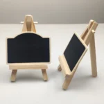 191288 Small Party Shop Message Blackboard Ornaments Pine Tripod Decorative Message Board - Image 4