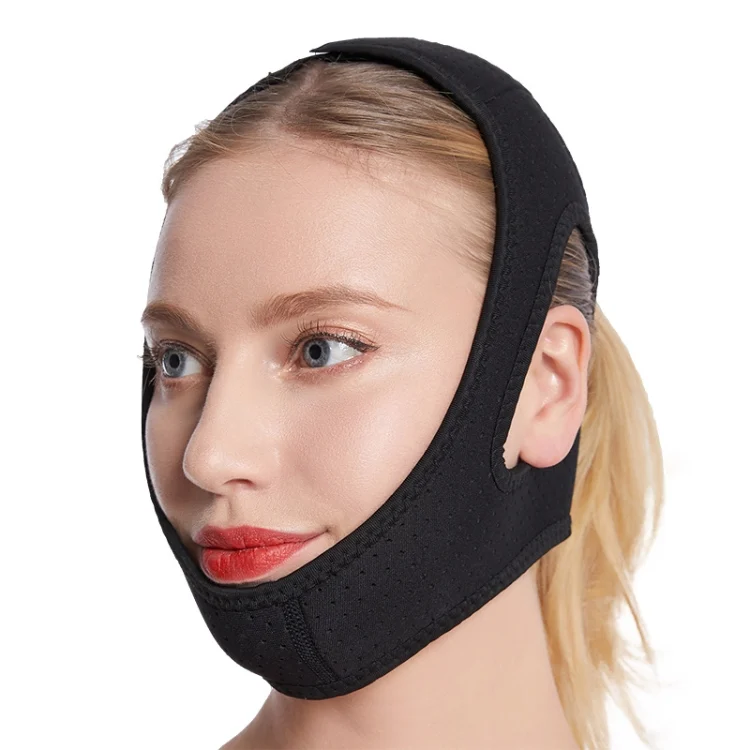 TBD06035983.webp MK122 Anti-snoring Belt Triangular Chin Strap Unisex Chin Protection Belt - Image 1