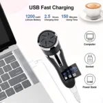 JD-510 Rechargeable Electric Foot Callus Remover with Vacuum Cleaner - Image 5