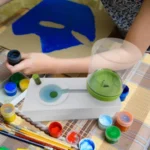 Oil Painting Brush Cleaner Tool with Water Container Paint Pen Washer - Image 6