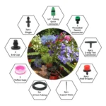 Hose Drip Irrigation System Plant Watering Set 360 Degree Adjustable Drippers - Image 8