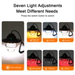 Outdoor Lighting Camping Light USB Rechargeable Horse Lantern - Image 4