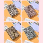 A6 Leopard Print Cash Budget Notebook Loose Leaf Financial Management Notepad - Image 2