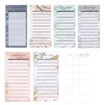 A6 Leopard Print Cash Budget Notebook Loose Leaf Financial Management Notepad - Image 7