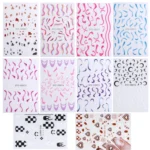 French Style Manicure Sticker Pop Stripe Line Nail Sticker - Image 6