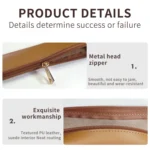 AhaStyle WG11 Leather Nib Pen Holder Pen Case Convenience Anti Lost Bag - Image 4