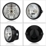 Motorcycle 7 Inch LED Headlight Angel Ring With Steering Function - Image 4