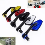 Motorcycle Handle All Aluminum Cherry Rearview Mirror - Image 7