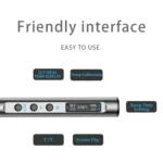 PTS100 Intelligent Portable Digital Display Small Constant Temperature Repair Soldering Iron PD65W Powered Mini Soldering Station - Image 3