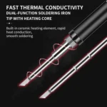 PTS100 Intelligent Portable Digital Display Small Constant Temperature Repair Soldering Iron PD65W Powered Mini Soldering Station - Image 8