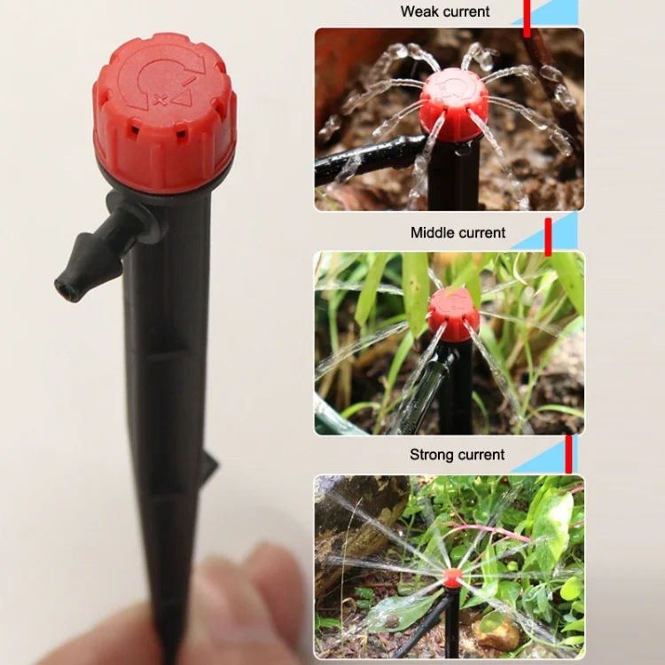 TBD06036347_B4.webp FH-118 13cm Adjustable 8 Holes Ground Plug Dripper Garden Irrigation System Watering Nozzle - Image 5