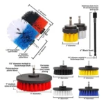 31pcs/set Electric Drill Brush Kitchen Bathroom Wall Cleaning Set - Image 4