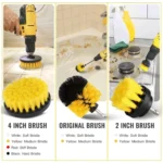 31pcs/set Electric Drill Brush Kitchen Bathroom Wall Cleaning Set - Image 7