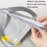 Square Fruit Large Capacity Picnic Insulation Bag Waterproof Bento Bag - Image 3
