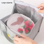 Square Fruit Large Capacity Picnic Insulation Bag Waterproof Bento Bag - Image 6