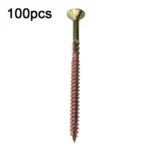 RUITOOL T25 100pcs Woodworking Screws Torx Self Tapping Screws