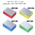JGS-956031 Tile Glass Deburring Rubbing Board Hand Rubbing Sheet, Particle Size: - Image 3