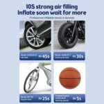 150psi  Air Pump Intelligent Digital Display Car Bicycle Ball Electric Pump Cylinder - Image 9