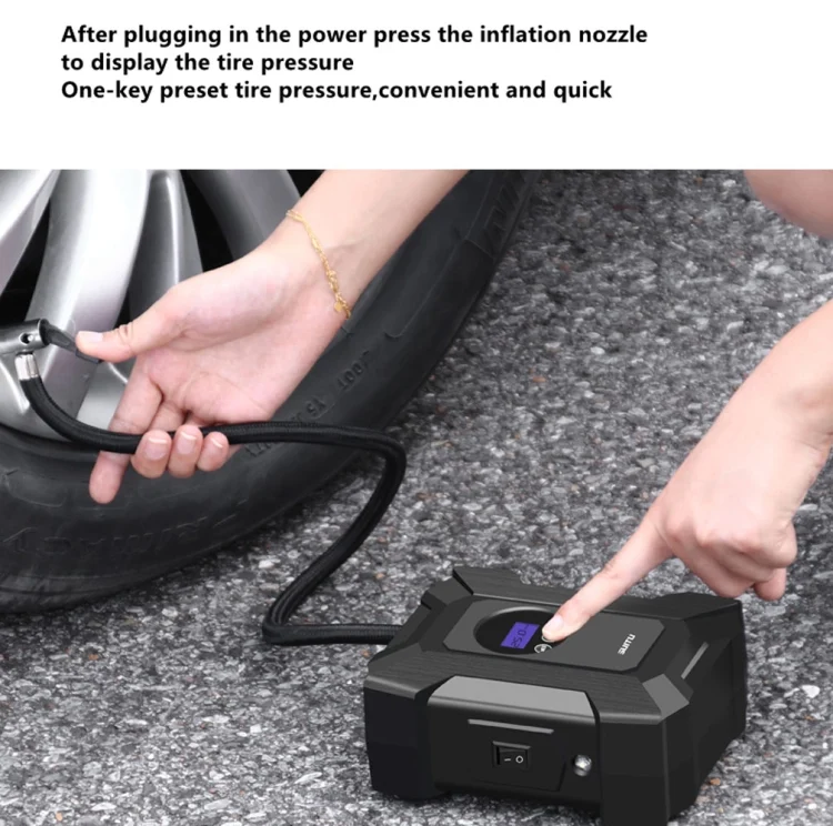 TBD06036426_B5.webp SUITU  ST-818  DC 12V Wired Car Air Pump Tire Inflator With LED Lighting - Image 6