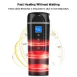 SUITU  HQ-3900 24V/12V Car/Truck Heated Coffee Mug Smart Mug,Spec: - Image 4