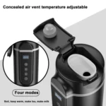 SUITU  HQ-3900 24V/12V Car/Truck Heated Coffee Mug Smart Mug,Spec: - Image 5