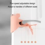 Silica Gel Door Closing Buffer Silent Lock Cover Door Clip Pad - Image 5