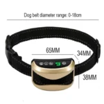 USB Rechargeable Waterproof Dog Bark Collar With Vibration And Beep - Image 2