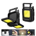 Double Sided COB Flashlight Mini Keychain Light Camping Light - Image 2