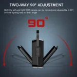 Double Sided COB Flashlight Mini Keychain Light Camping Light - Image 6