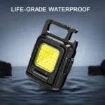 Double Sided COB Flashlight Mini Keychain Light Camping Light - Image 9