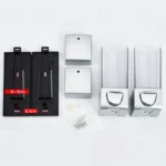 Double Head Wall Mounted Manual Press Soap Dispenser Shampoo Bottle Hand Wash Body Wash Dispenser, Color: - Image 3