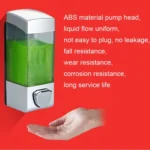 Three Head Wall Mounted Manual Press Soap Dispenser Shampoo Bottle Hand Wash Body Wash Dispenser, Color: - Image 6