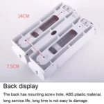 400ml Double Head Wall Mounted Manual Press Soap Dispenser Shampoo Bottle Hand Wash Body Wash Dispenser, Color: - Image 7