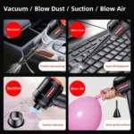 SUITU ST-6629 3 In 1 5500pa Car Wireless Vacuum Cleaner Blowing Suction And Pumping 3 Modes - Image 7