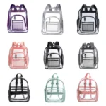 PVC Transparent Waterproof Backpack Student School Bag - Image 2