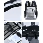 PVC Transparent Waterproof Backpack Student School Bag - Image 4